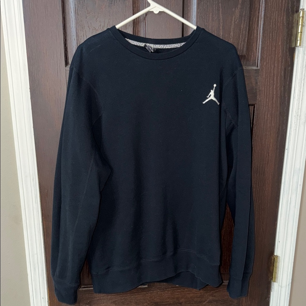 Jordan Men's Crewneck Sweater in Black